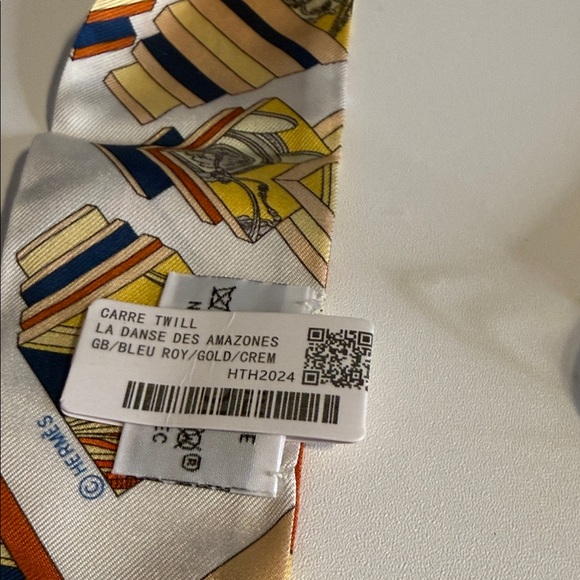 Hermès Springs Springs Silk Twilly Scarf - NIB - Picture 4 of 8